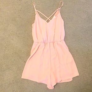 Lush Baby Pink Romper